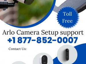 Arlo Camera Setup Support Services +1-877-852-0007