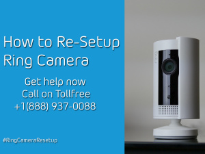 How to Resetup Ring Indoor Camera and Doorbell 