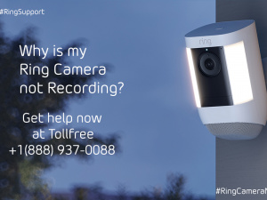 Why ring camera not recording | +1-888-937-0088