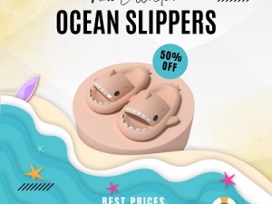 Ocean Slippers - The Original Shark Slides