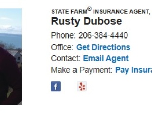 Rusty Dubose Seattle State Farm Insurance Agent