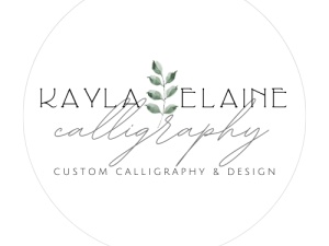 Kayla Elaine Calligraphy
