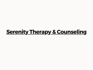 Serenity Therapy and Counseling