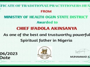 I AM THE SON OF SPIRITUAL POWERFUL MAN IN NIGERIA 