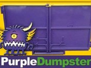 Purple Dumpster