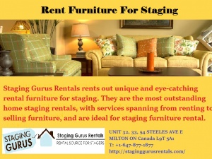 Rent Furniture for Staging- Staging Gurus Rental