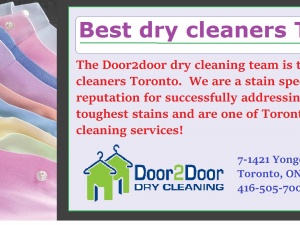 Best dry cleaners Toronto | Door2door Dry Cleaning