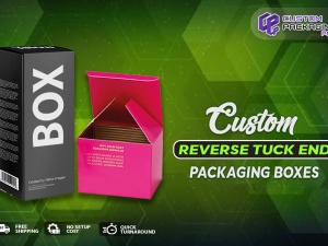 Custom Reverse Tuck End Packaging Boxes