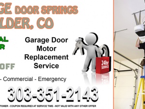 Garage Door Springs Boulder