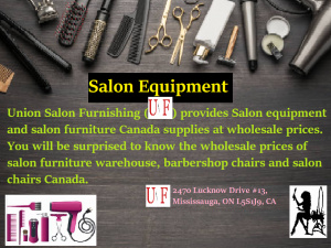 Salon Equipment - Union Salon Furnishing