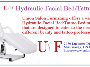 Hydraulic Facial Bed/Tattoo Bed - Union Salon Furn